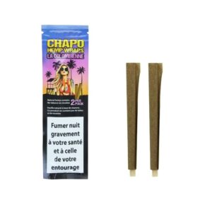 Pack de Blunt Hemp Chapo 2pcs - LA COLOMBIENNE - Fresa/Kiwi