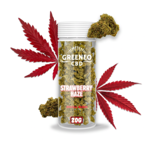 20gr Flor CBD - Greeneo - Strawberry Haze